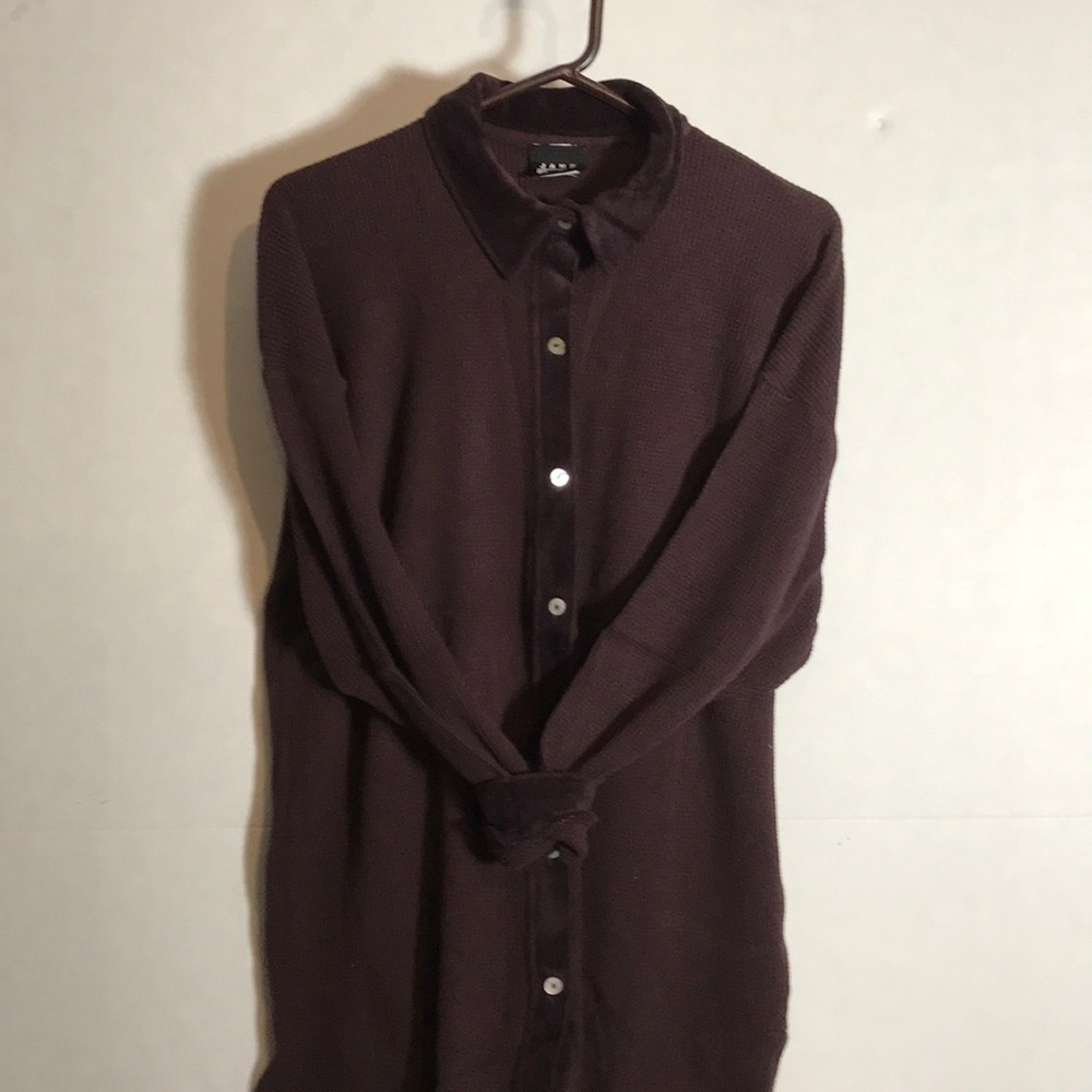 Thermal cardigan with matching leggings